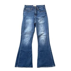 👖 Sterling & Stitch High Rise Flare Jeans Medium Wash Stretch Denim 28x32